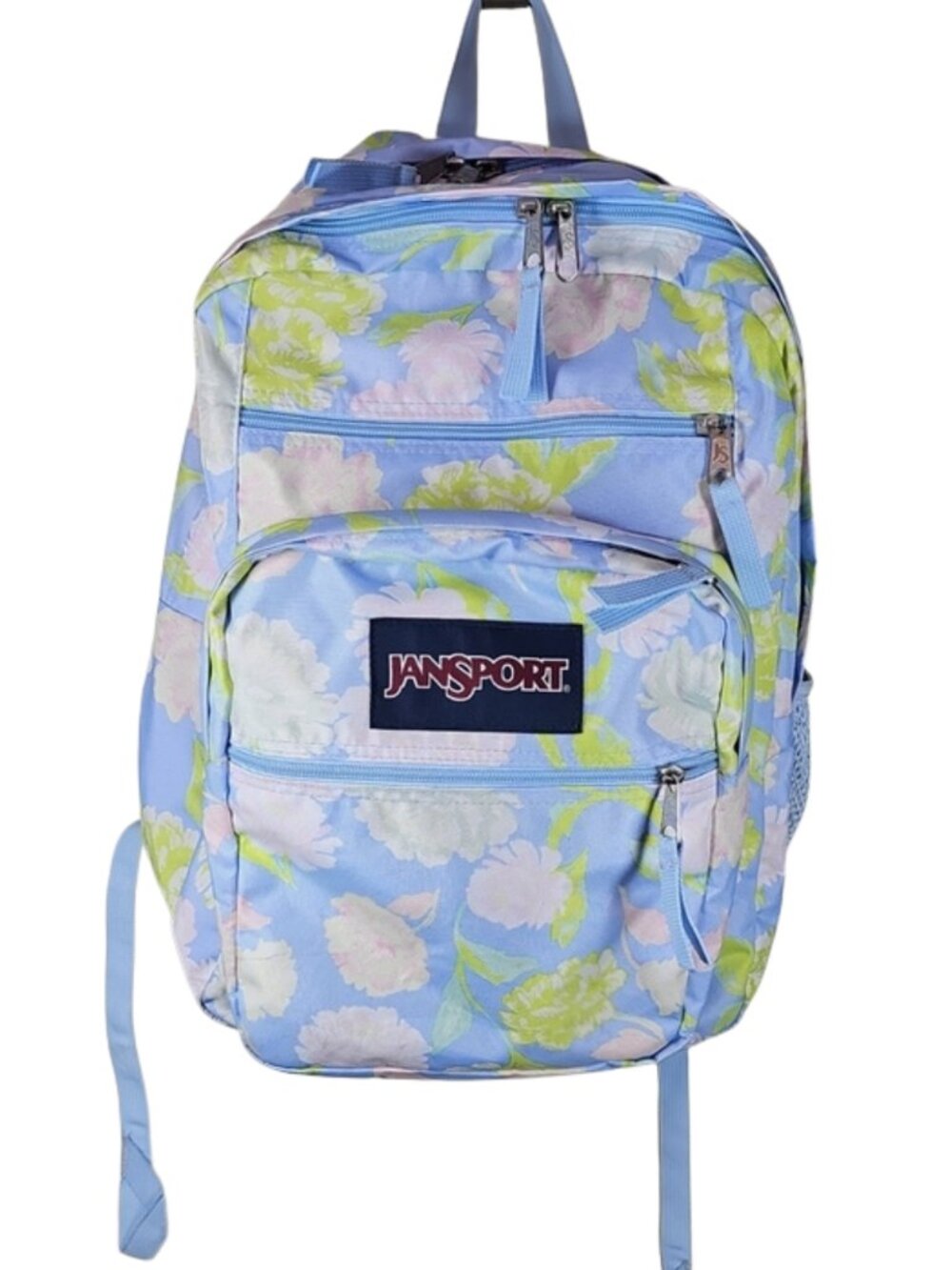 JanSport Big Student Backpack Floral Print 34L Laptop School Bag Travel Pastel